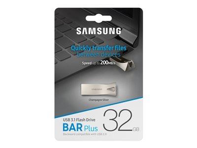 Samsung 32GB Bar Plus USB 3.1 - Champagne Silver
