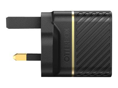 OtterBox Premium Fast Wall Charger (UK) 30W USB-C Black Shimmer