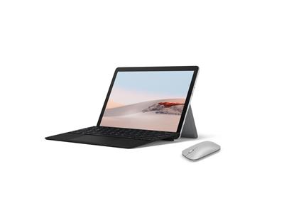 Microsoft Surface Go 2 Bundle with Black Typecover and Mouse