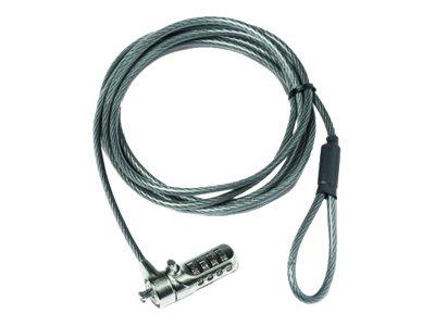 Dicota Security Cable T-Lock, combination, 3x7mm slot