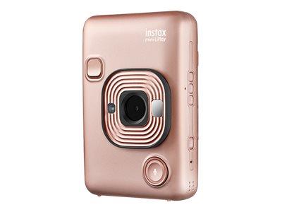 Fujifilm Fuji Instax Mini LiPlay Hybrid Instant Camera - Blush Gold