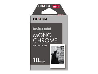 Fujifilm Fuji Instax Mini Instant Photo Film - Monochrome 10 Shot Pack