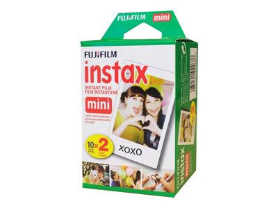 Fujifilm Fuji Instax Mini Instant Photo Film - White 20 Shot Pack