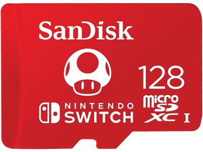 WD SanDisk 128GB microSDXC UHS-I card for Nintendo Switch