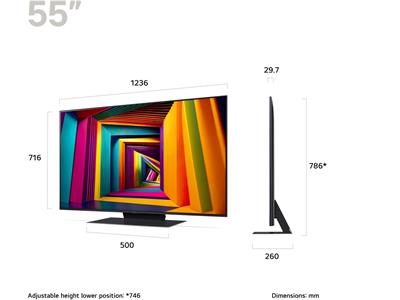LG 55" UT9100 4K UltraHD HDR 2024 Smart TV