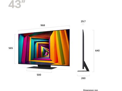 LG 43" UT9100 4K UltraHD HDR 2024 Smart TV