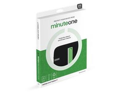 Minute One Neoprene Sleeve & Screen Cleaner Black for Laptop 11"
