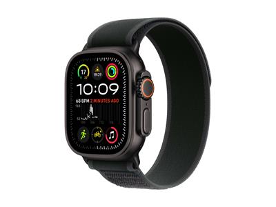 Apple Watch Ultra 2 GPS + Cellular 49mm Black Titanium Case with Black Trail Loop - S/M