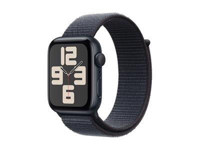 Apple Watch SE GPS 44mm Midnight Aluminium Case with Ink Sport Loop