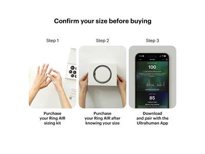 Ultrahuman Ring Air - Size 10 - Air Gold