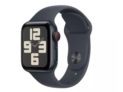 Apple Grade A Watch SE (GPS + Cellular) 2nd gen 40mm Midnight Aluminium M/L Band