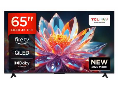 TCL 65" T6C 4K QLED Smart Fire TV with Freely