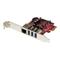 StarTech.com 3 Port PCIe USB 3.0 Card + GbE