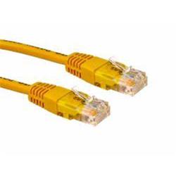 Cables Direct Patch Cable RJ-45 (M) to RJ-45 (M) - 1m UTP CAT 5e Moulded, Stranded Yellow