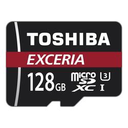 Toshiba 128GB Exceria M302 microSD Card with adaptor Class 10 4K 90MB/s