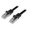 StarTech.com 0.5m Black Cat6 / Cat 6 Shielded (SFTP) Patch Cable