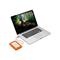 LaCie 1TB Mini Rugged USB-C + USB 3.0 Portable  Hard Drive