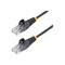 StarTech.com 2m CAT6 Cable - Black Slim CAT6 Patch Cable - Snagless RJ45