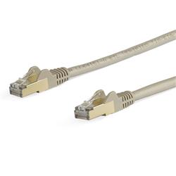 StarTech.com 10m CAT6a Ethernet Cable - Grey - CAT6a STP Cable - Snagless