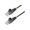 StarTech.com 3m CAT6 Cable - Black Slim CAT6 Patch Cable - Snagless