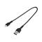 StarTech.com 30cm USB to Lightning Cable Black - Apple MFi Certified