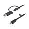 StarTech.com 3ft/1m USB-C Cable with USB-A Adapter - Hybrid USB C Cable