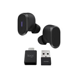 Logitech Zone True Wireless Earphones With Mic - Active Noise Cancelling - Graphite