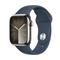 Apple Watch Series 9 GPS + Cellular 41mm Silver Stainless Steel Case with StormBlue Sport Band - M/L