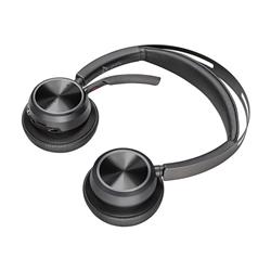 Poly Voyager Focus 2 - Headset - on-ear - Bluetooth - wireless, wired - USB-C via Bluetooth adapter