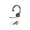 Poly Blackwire 3315-M - headset - on-ear - wired - 3.5 mm jack, USB-A - black