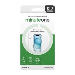 Minute One Case and Screen Protector for iPhone 16