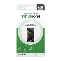 Minute One Case and Screen protector for iPhone 15 Pro