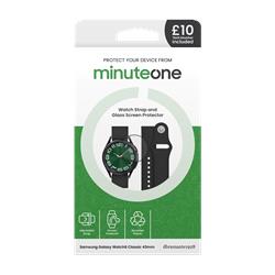 Minute One Watch Strap and Film Screen Protector Watch6 Classic 43mm