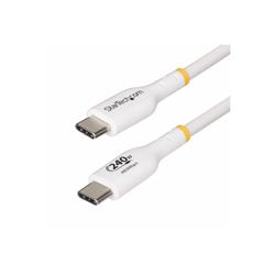 StarTech.com USB-C Charging Cable, 240W PD White 1m