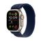 Apple Watch Ultra 2 GPS + Cellular 49mm Natural Titanium Case with Blue Trail Loop - S/M