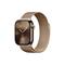 Apple Watch Series 10 GPS + Cellular 42mm Gold Titanium Case with Gold Milanese Loop