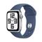 Apple Watch SE GPS 40mm Silver Aluminium Case with Denim Sport Band - S/M