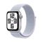 Apple Watch SE GPS 40mm Silver Aluminium Case with Blue Cloud Sport Loop