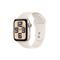 Apple Watch SE GPS 40mm Starlight Aluminium Case with Starlight Sport Band - M/L
