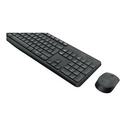 Logitech MK235 Keyboard and Mouse Set - Wireless - 2.4 GHz - US Layout