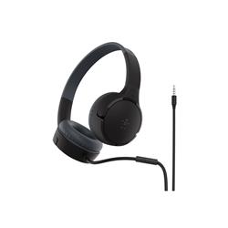 Belkin SoundForm Mini Wired On-Ear Headphones For Kids - Black