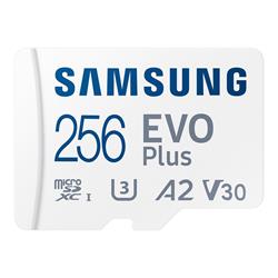 Samsung EVO Plus 256GB microSDXC UHS-I Class10 (microSDXC to SD adapter included)