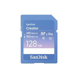 SanDisk Creator - flash memory card - 128 GB - SDXC UHS-II