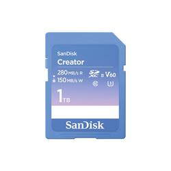 SanDisk Creator - flash memory card - 1 TB - SDXC UHS-II