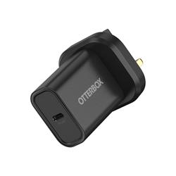 OtterBox Standard UK USB-C Wall Charger 20W - Black