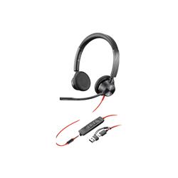 Poly Blackwire 3325 - headset - 3.5 mm jack, USB-C