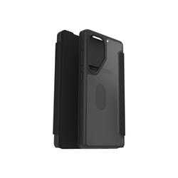 OtterBox React Folio Series for Samsung Galaxy S25 Ultra - Black Crystal (Clear/Black)