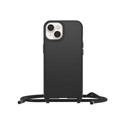 OtterBox React Series Necklace MagSafe for iPhone 16e - Black
