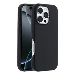 OtterBox Symmetry Plus MagSafe (Cactus Leather) for iPhone 16 Pro - Noir Ash (Black)