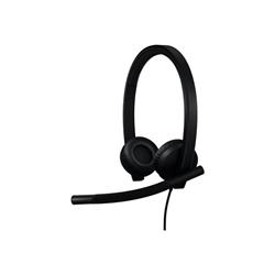 Logitech H570e - Headset - on-ear - wired - USB-C - Certified for Microsoft Teams